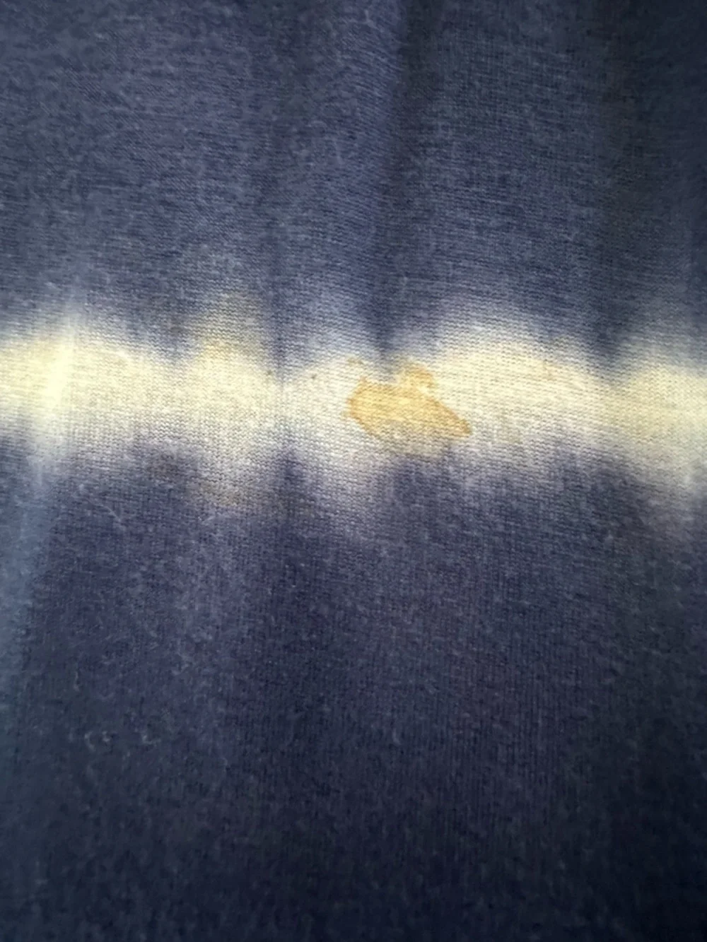 Forever 21 Twist Front Tie Dye Crop Top Blue Long Sleeve Boho Festival - Picture 6 of 7